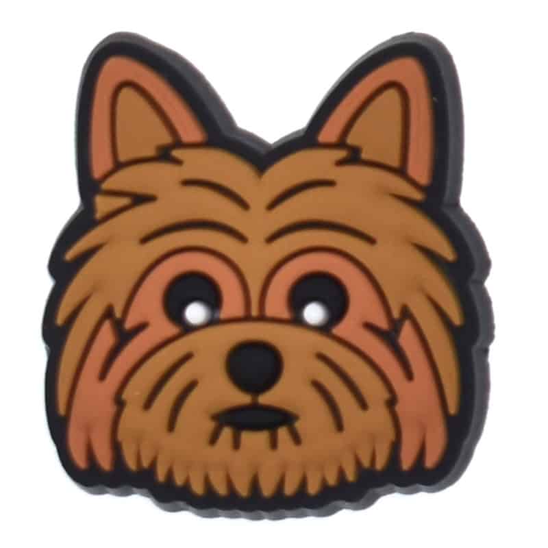 Dog face brown 157-17 Shoe Charm