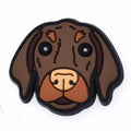 Floppy ears dog face 157-19 Shoe Charm
