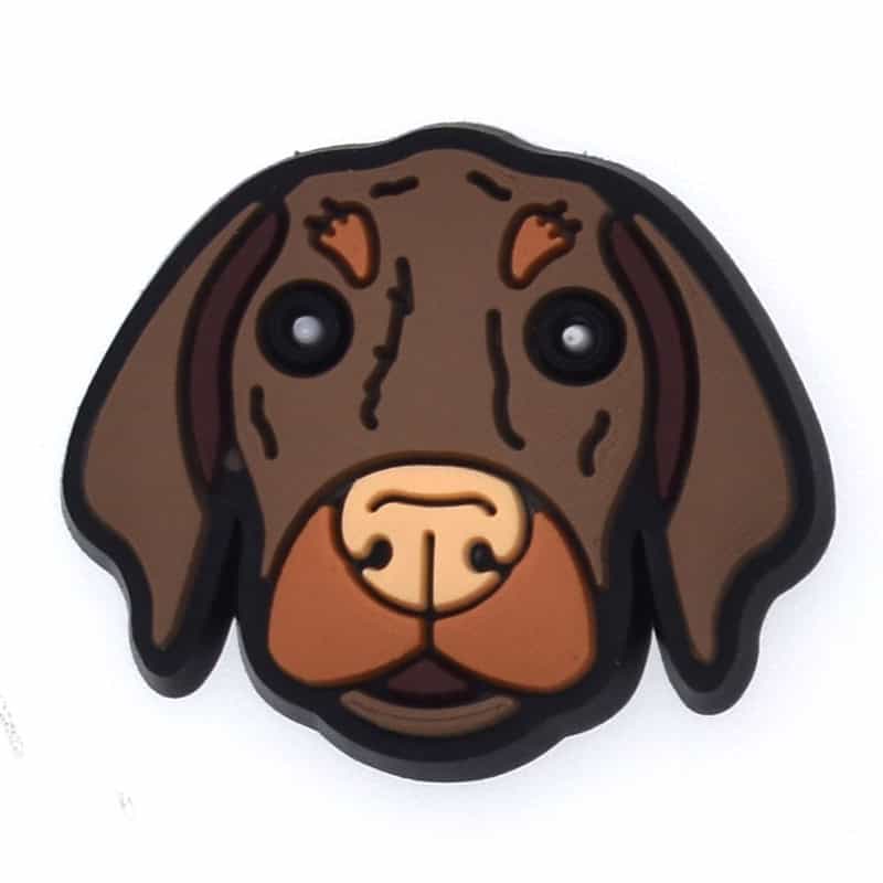 Floppy ears dog face 157-19 Shoe Charm