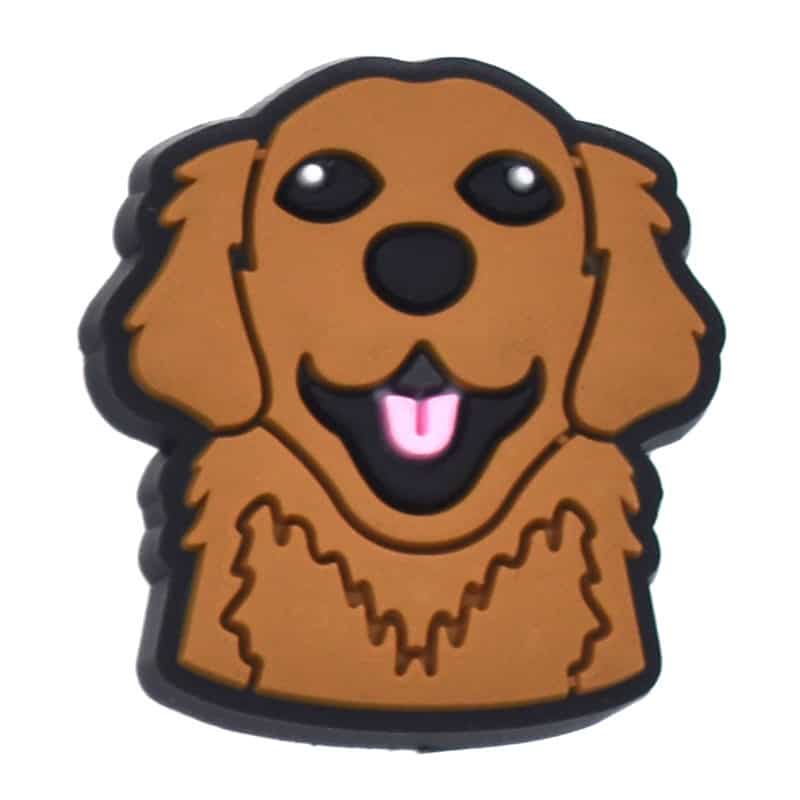 Smiley dog face 157-21 Shoe Charm