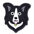 Wide eyes dog face 157-27 Shoe Charm