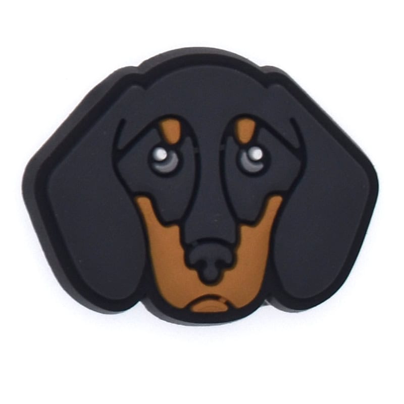 Cool dude dog face 157-28 Shoe Charm