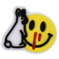 Rabbit & smile face 161-16 Shoe Charm