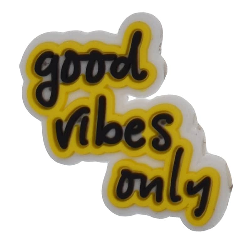 GOOD VIBES ONLY sign 161-20 Shoe Charm
