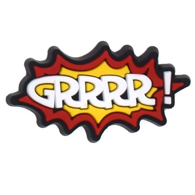 GRRRR sign 161-26 Shoe Charm