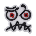 Angry red eyes 163-06 Shoe Charm
