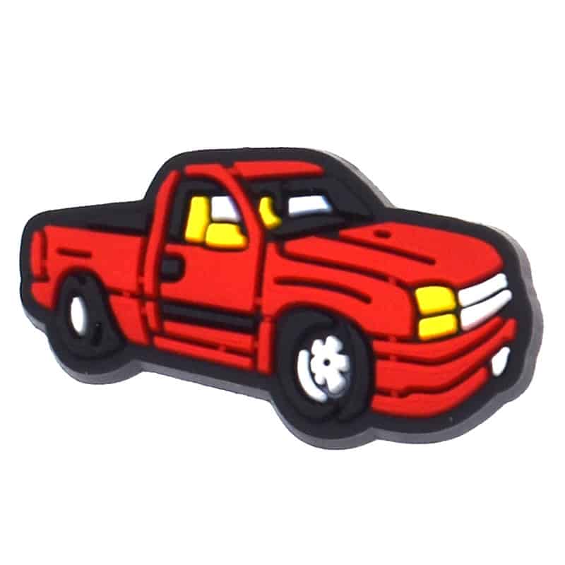 Red pickup 165-02 Shoe Charm