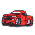Red pickup 165-13 Shoe Charm