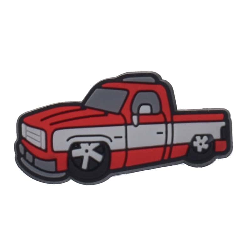 Silver stripe pickup 165-27 Shoe Charm
