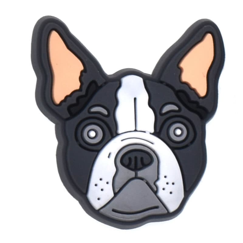 Dog face, pink ears 168-21 Shoe Charm