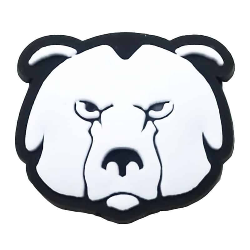 Grumpy bear head 168-23 Shoe Charm