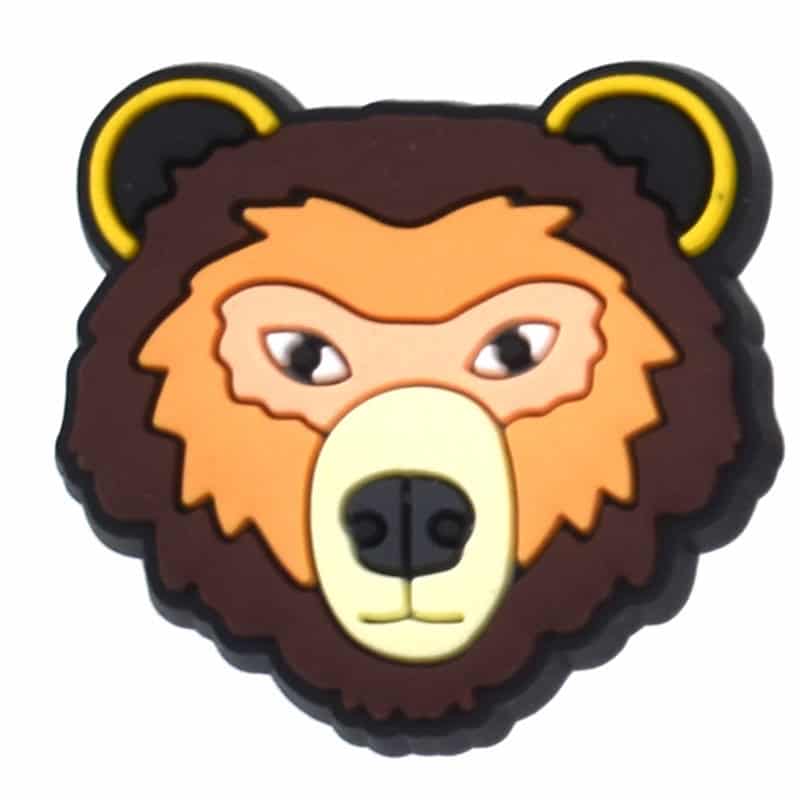 Lion head 168-24 Shoe Charm