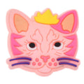 Pink kitten face 168-26 Shoe Charm
