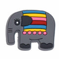 Indian elephant 168-48 Shoe Charm