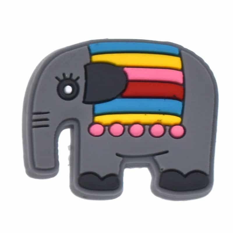 Indian elephant 168-48 Shoe Charm