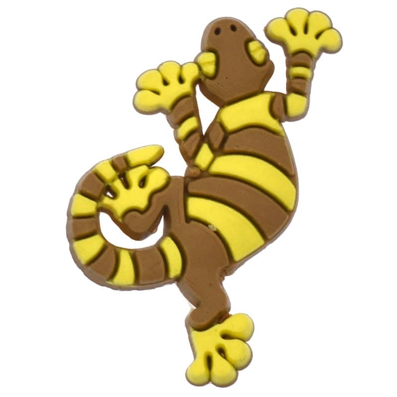 Yellow/Brown lizard 168-51 Shoe Charm