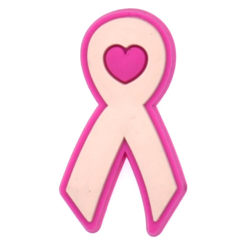 Awareness ribbon - pink 168-62 Shoe Charm