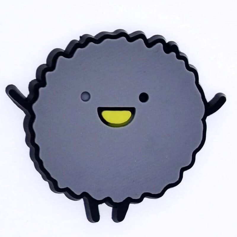 Squishmallow Grey bird 17-17 Shoe Charm