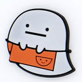 White spook Squishmallow 17-19 Shoe Charm