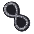 Infinity silver sparkle 171-38 - Shoe Charm