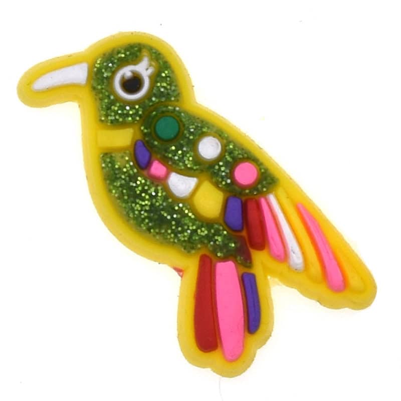 Green Parrot Sparkly 171-41 Shoe Charm