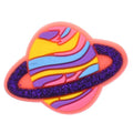 Pink multicolour ring planet 171-43 Shoe Charm