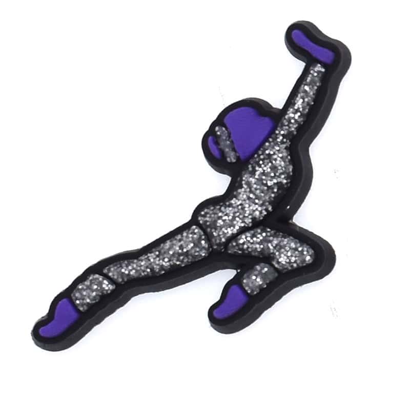 Silver sparkly Dancer 171-45 - Shoe Charm