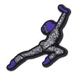 Silver sparkly Dancer 171-45 - Shoe Charm