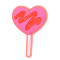 Sparkly heart lollipop 171-48 Shoe Charm