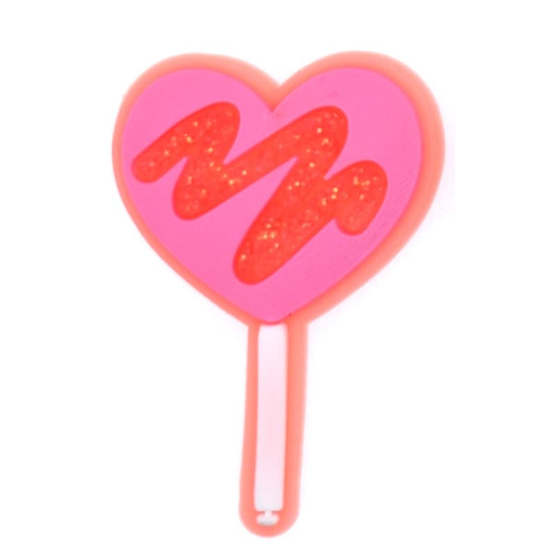 Sparkly heart lollipop 171-48 Shoe Charm