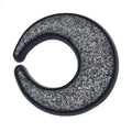 Silver sparkly Crescent Moon 171-87 Shoe Charm