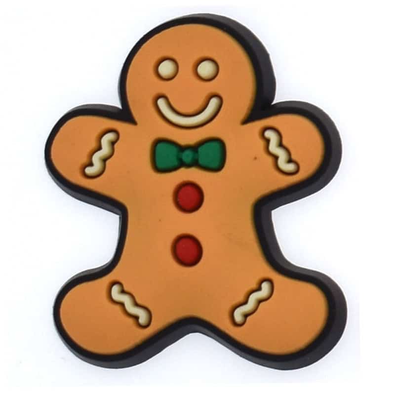 Happy ginger bread man 174-04 Shoe Charm