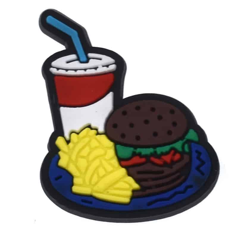 Burger and fries meal 174-12 Shoe Charm