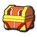 Orange and yellow Chest 174-17 Shoe Charm