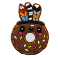 Tribal chocolate donut 174-25 Shoe Charm