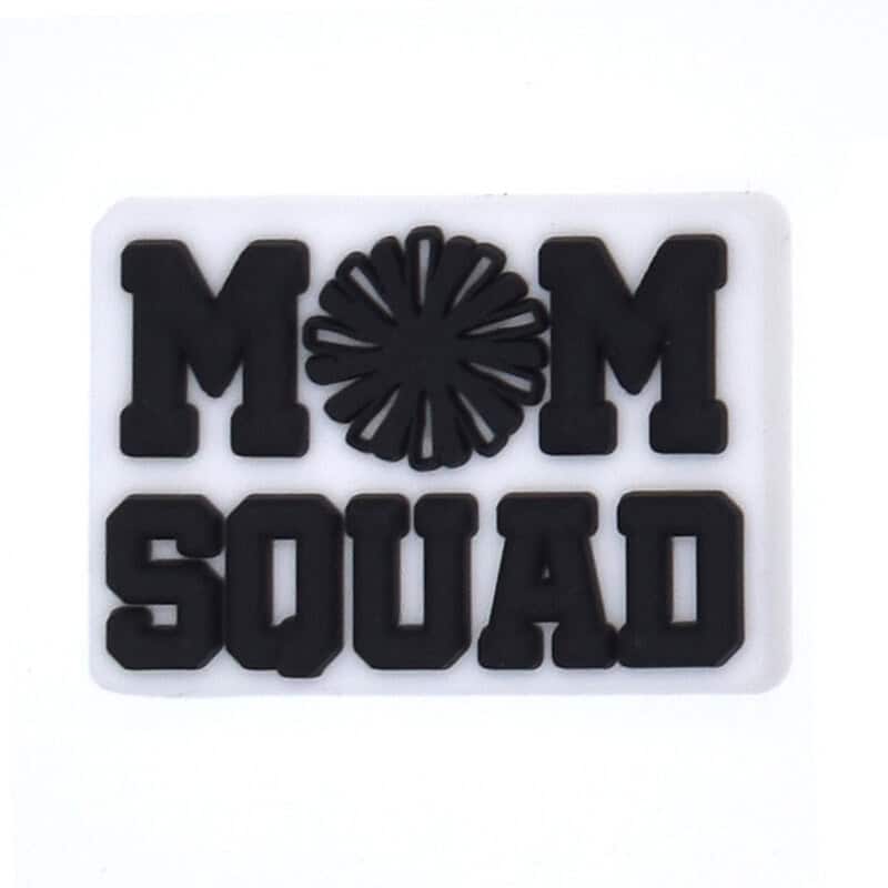 Shoe Charm - MOM SQUAD pompom Cheerleaders184-02