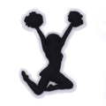 Shoe Charm - Cheerleader flying high sillouhette  184-04