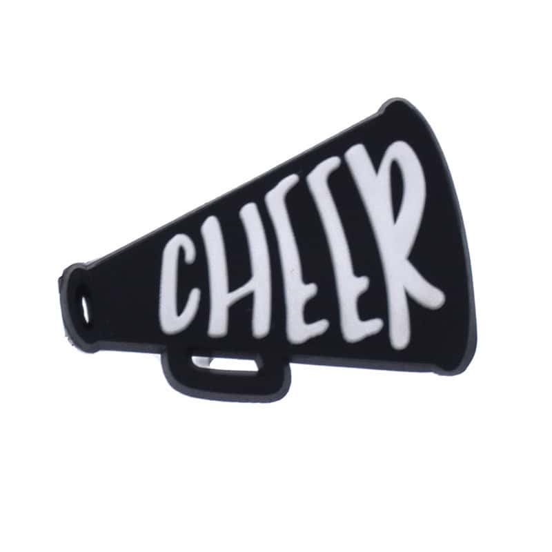 Shoe Charm - CHEER Megaphone Cheerleaders 184-05