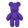 Standing teddy purple 187-146 Shoe Charm
