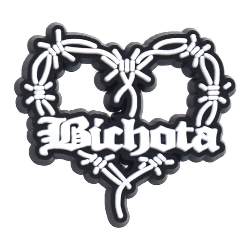 Shoe Charm - Karol G  BICHOTA barbed heart 191-04