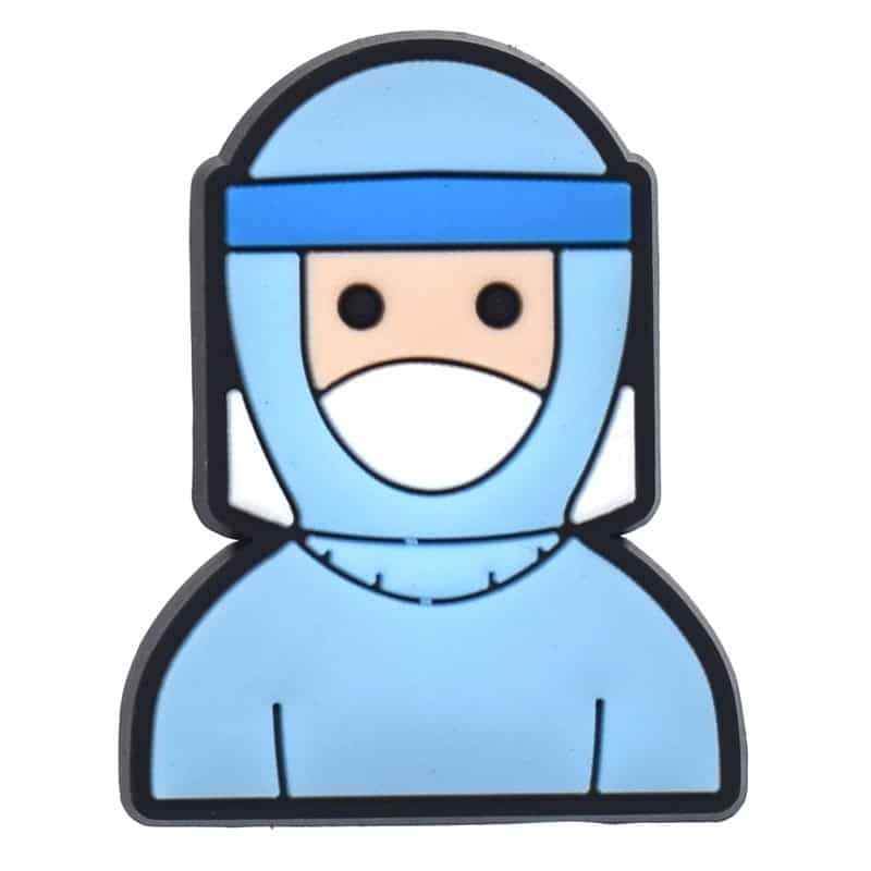 Shoe Charm - Nurse with visor 193-02