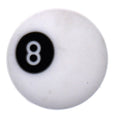 White - ball 194-106 Shoe Charm