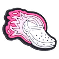 Flaming croc shoe 194-107 - Shoe Charm