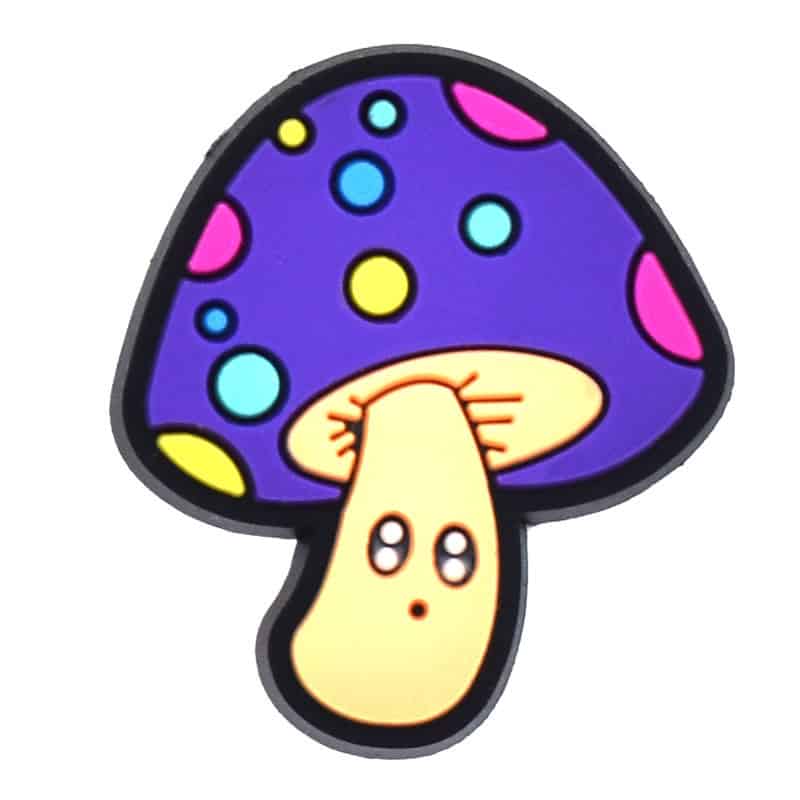 Purple mushroom 194-108 Shoe Charm