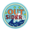 OUT SIDER sign badge 194-130 Shoe Charm