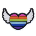 Gay heart wings 194-133 - Shoe Charm