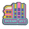 DCEAN AVE sign 194-18 Shoe Charm