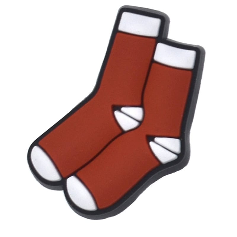 Brown socks 194-35 - Shoe Charm