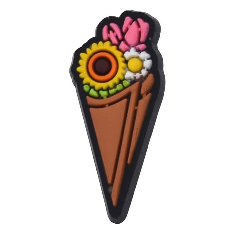Flower cone 194-53 Shoe Charm