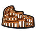 Colosseum Rome 194-60 - Shoe Charm